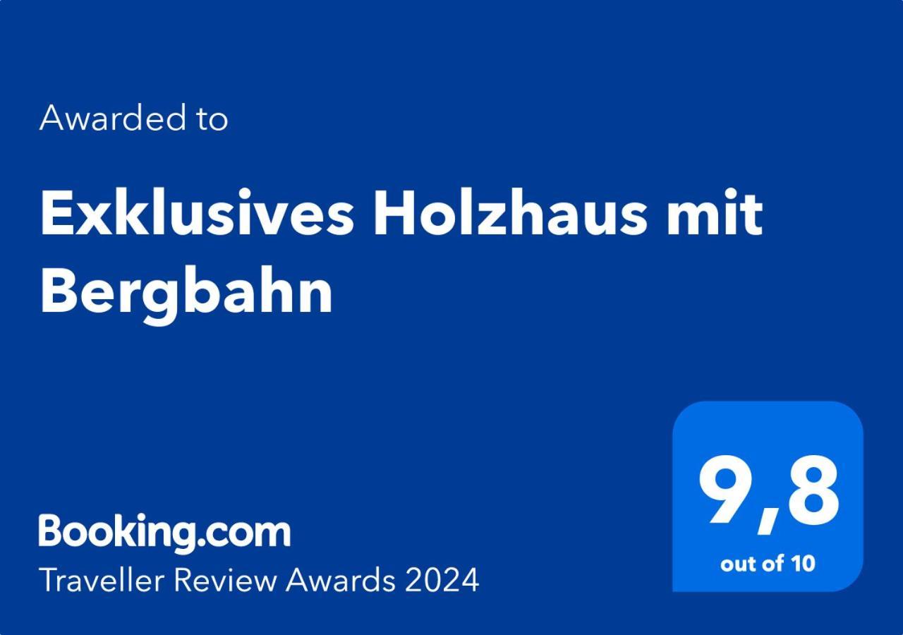 Exklusives Holzhaus Mit Bergbahn - Baden-Baden Im Schwarzwald Villa Exterior photo